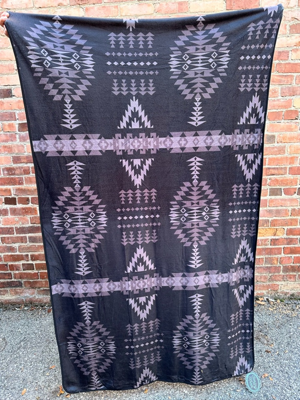 NWT Western Rodeo Rough Start Reversible Throw Blanket - Picture 3 of 3
